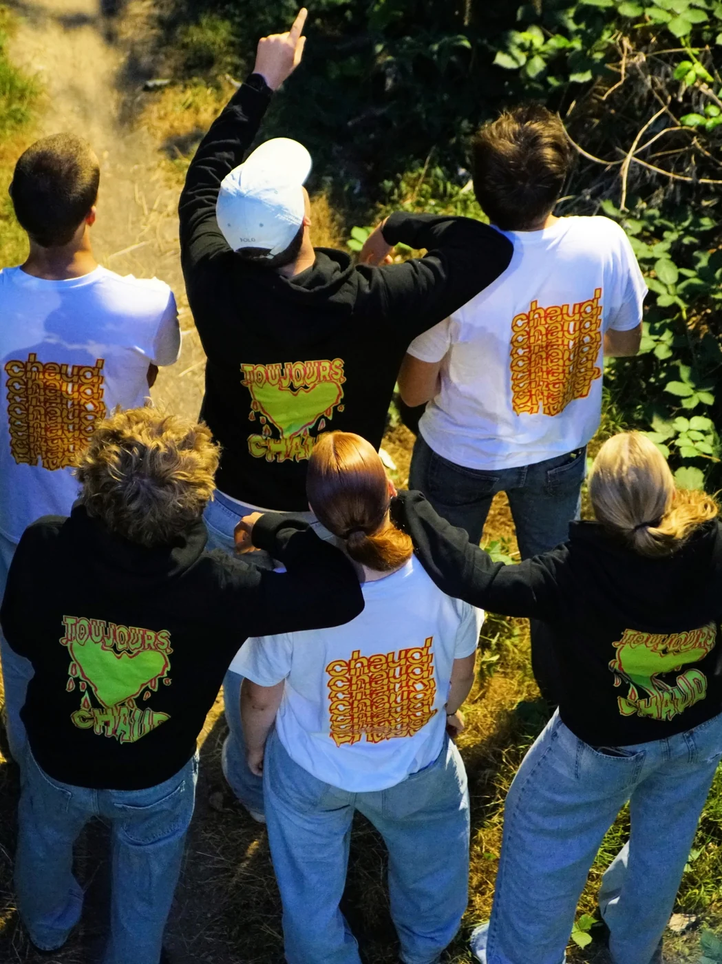 CHAUD Merch shoot